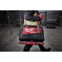 Packout Tool Bag, Ballistic Nylon, 8 Pockets, Black/Red Equipex