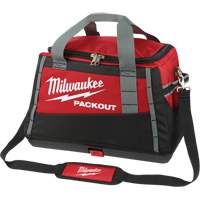 Packout Tool Bag, Ballistic Nylon, 8 Pockets, Black/Red Equipex