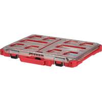Packout Low-Profile Organizer, 19-3/4" x 16-2/5" x 2-1/2", Black/Red Equipex