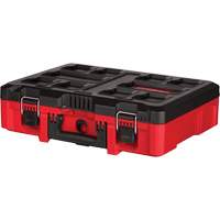 Packout Tool Case with Customizable Insert, 20-7/10" x 15-1/5" x 6-1/5", Black/Red Equipex