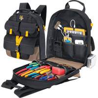 E-Charge Back Pack, 13-1/2" L x 5-1/4" W, Black, Polyester Equipex