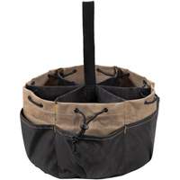 Sac &agrave; outils BUCKETBAG, Polyester, 18 pochettes, Noir Equipex