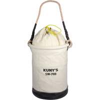 Parachute Top Tool Bucket, 11-1/2" L x 11-1/2" W x 16" H, Canvas, Beige Equipex