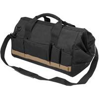 Sac &agrave; outils MEGAMOUTH, Polyester, 25 pochettes, Noir Equipex