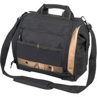 Porte-outils &agrave; compartiments multiples, Polyester, 33 pochettes, Noir Equipex