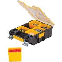 Organisateur de format moyen PRO, 4-1/2" la x 10-1/4" p x 13-3/5" h, Noir/Jaune Equipex