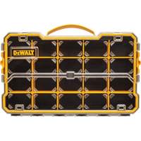 Organisateur avec compartiments PRO, 11" la x 17-5/8" p x 2-7/8" h, Noir/Jaune Equipex