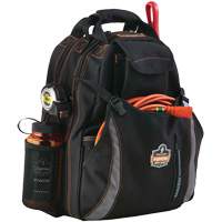 Arsenal&reg; 5843 Tool Backpack, 13-1/2" L x 8-1/2" W, Black, Polyester Equipex