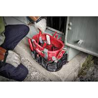 Utility Oval Bag, Ballistic Nylon, 24 Pockets, Black/Red Equipex