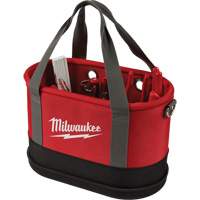 Aerial Utility Oval Bag, Ballistic Nylon, 14 Pockets, Black/Red Equipex