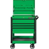 Chariot &agrave; outil s&eacute;rie EX de luxe, 4 tiroirs, 22-7/8" lo x 33" la x 44-1/4" h, Vert Equipex