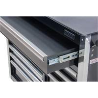 Industrial Tool Cart, 11 Drawers, 41" W x 18-3/4" D x 39-1/3" H, Black Equipex