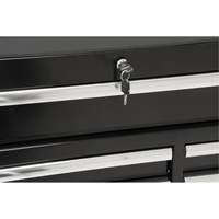 Industrial Tool Cart, 11 Drawers, 41" W x 18-3/4" D x 39-1/3" H, Black Equipex