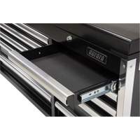 Industrial Tool Chest, 41" W, 10 Drawers, Black Equipex