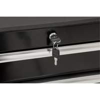 Heavy-Duty Tool Cart, 7 Drawers, 28" W x 22" D x 42-3/8" H, Black Equipex