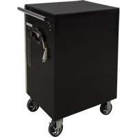 Heavy-Duty Tool Cart, 7 Drawers, 28" W x 22" D x 42-3/8" H, Black Equipex