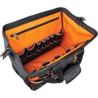 Sac &agrave; outils avec grande ouverture Tradesman Pro, Nylon balistique, 42 pochettes, Noir Equipex