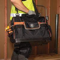 Sac &agrave; outils avec grande ouverture Tradesman Pro, Nylon balistique, 42 pochettes, Noir Equipex