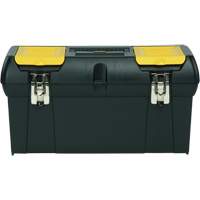 2000 Series Tool Box with Tray, 24" W x 11-1/4" D x 11" H, Black/Yellow Equipex