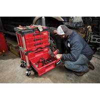 Packout 2-Drawer Tool Box, 16-1/3" x 14-1/3" x 22-1/5", Red Equipex