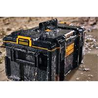 Grande boîte &agrave; outils ToughSystem 2.0, 21-3/4" x 14-3/4" x 12-3/8", Noir Equipex