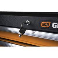 Coffre &agrave; outils de s&eacute;rie GSX, 26" la, 4 tiroirs, Noir/Orange Equipex