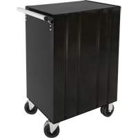 Industrial Tool Cart, 3 Drawers, 29-4/5" W x 21-1/5" D x 38-4/5" H, Black Equipex