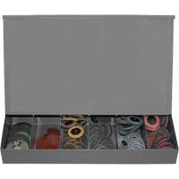 Distributeur aliment&eacute; par gravit&eacute; avec couvercle Equipex