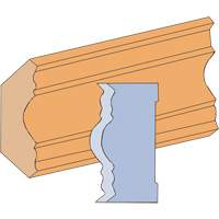 Jeu de couteaux pour moulage en forme d'anse de fantaisie Equipex