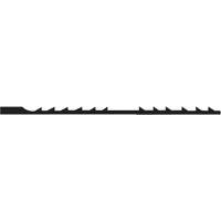 12-Piece Precision Ground Scroll Saw Blades, Scroll cutting, 0.037" W x 5" L, 13 TPI Equipex