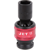 Universal Socket, Impact, 13 mm, 1/2" Drive, 6 Points Equipex