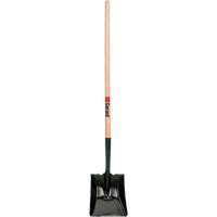 Pelle carr&eacute;e, Bois, Lame Acier durci, Manche en Droit, Longueur 42" Equipex