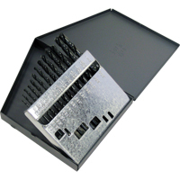 Jeux de forets, 13 morceaux, Acier rapide Equipex