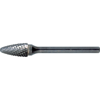 Fraises au carbure solide - Arboriforme avec embout sph&eacute;rique, SF-1, 1/4" dia., 5/8" profondeur de la coupe Equipex