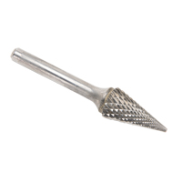 Fraises au carbure solide - Forme conique pointue, SM-5, 1/2" dia., 1/4" Tige, 22,2 mm Prof. de la coupe Equipex