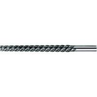 High Spiral Spirex&reg; Taper Pin Reamer, #5 Drill, #5 Reamer, Spiral Flute, High Speed Steel, Taper Shank Equipex