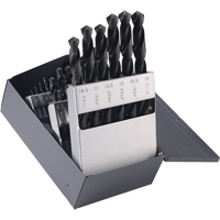Drill Sets, 25 Pieces, High Speed Steel Equipex