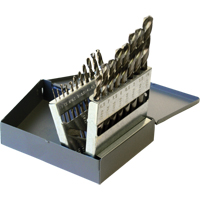 Drill Sets, 19 Pieces, High Speed Steel Equipex