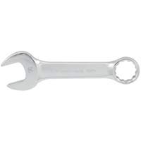 Fully Polished Stubby Combination Wrench, 12 Point, 10 mm, Chrome Finish Equipex
