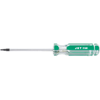Tournevis carr&eacute; avec manche g&eacute;ant, Tige de #1, Ronde, 4" lo, Prise en Plastique Equipex