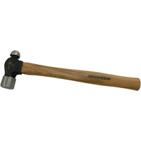 Heavy-Duty Ball Pein Hammer, 8 oz. Head Weight, Plain Face, Wood Handle Equipex