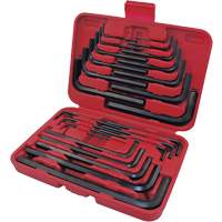 JHK-25SM Hex Key Set, 25 Pcs., Metric & Imperial Equipex