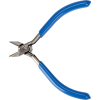 Midget Tapered Nose Diagonal Cutters, 4-1/4" L Equipex