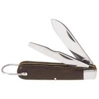2-Blade Pocket Knife, 2-1/2" Blade, Carbon Steel Blade, Plastic Handle Equipex