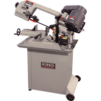 Dual Swivel Metal Cutting Band Saws, Horizontal, Round 5" and 5" x 6" Rectangular Cutting Capacity Equipex