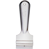 Razor Scrapers, High-Carbon Steel Blade, 1-1/2" Wide, Metal Handle Equipex