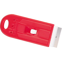 Retractable Razor Scrapers, High-Carbon Steel Blade, 1-1/2" Wide, Plastic Handle Equipex