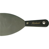 Putty Knife Stiff Steel, 4", Steel Blade Equipex
