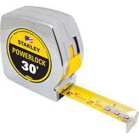 PowerLock&reg; Tape Measure, 1" x 30', Imperial Graduations Equipex