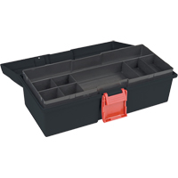 Coffre &agrave; outils robuste, 15" la x 7" p x 5-1/2" h, Noir Equipex